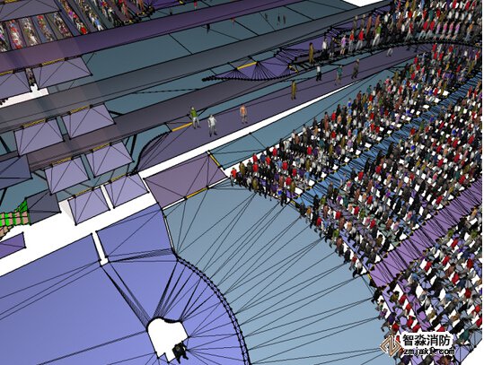消防安全評(píng)估人員疏散能力模擬分析軟件Pathfinder3